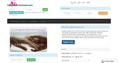 Desktop Screenshot of holymatrimonial.com